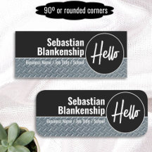 Hello Faux Diamond Plate Professional