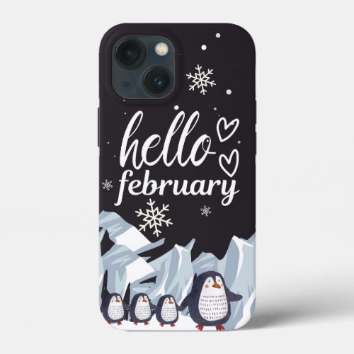 Hello February iPhone 13 Mini Case