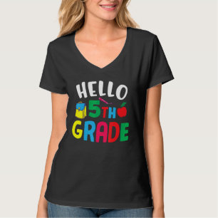 Hello Fifth Grade Cute 5th Grade 1 T-Shirt