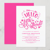 5th Grade Graduation Elementary School Photo Invitation | Zazzle