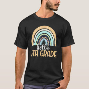 Hello Fifth Grade Team 5th Grade Back To School Ra T-Shirt