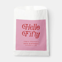 Hello Fifty Retro 50th Birthday Party 