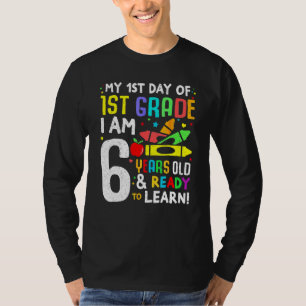 Hello First Day Of 1ST Grade  Back To School 2023  T-Shirt