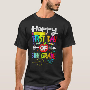 Hello First Day Of 5th Grade  Back To School 2023 T-Shirt