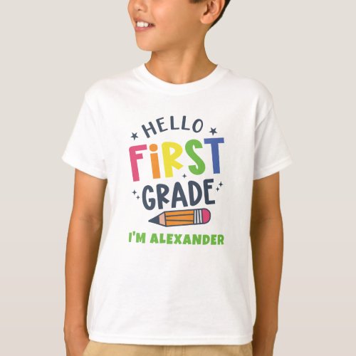 Hello first grade  T_Shirt