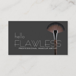 Hello Flawless PROFESSIONAL MAKEUP ARTIST Business Card