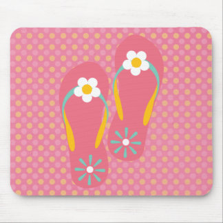 Hello Flip Flops Mouse Pad
