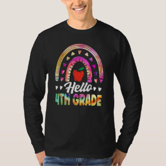 Hello Fourth Grade Back To School 4th Grade Squad  T-Shirt