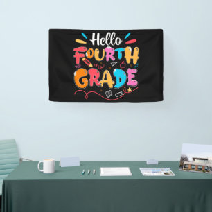 Hello Fourth Grade Banner