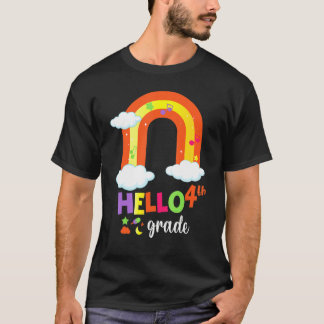 Hello Fourth Grade Students Back To School T-Shirt