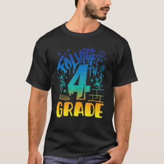 Hello Fourth Grade Teacher Kids Back To School T-Shirt