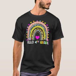 Hello Fourth Grade Team 4th Grade Back To School T T-Shirt