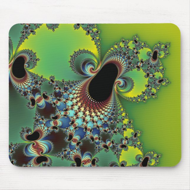 Hello - Fractal Mouse Pad (Front)