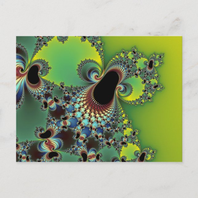 Hello - Fractal Postcard (Front)