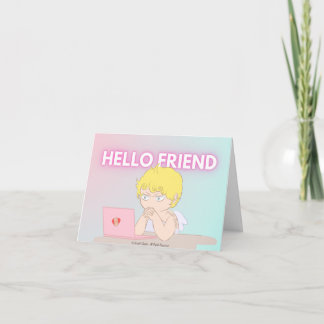 Hello Friend greeting card