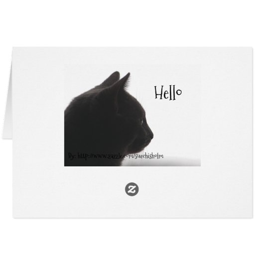 Hello From A Kitty Cat (Back Horizontal)