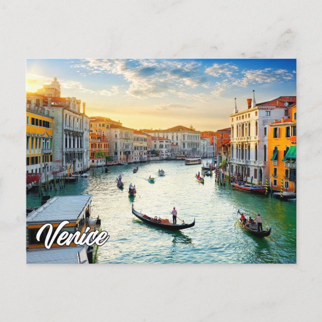 Hello From Beautiful Venice, Italy Postcard (Front)