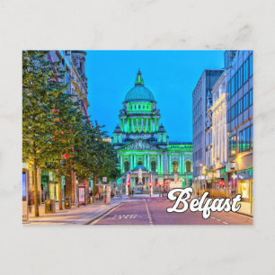 Hello From Belfast, Northern Ireland Postcard