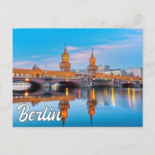 Hello From Berlin Germany Postcard