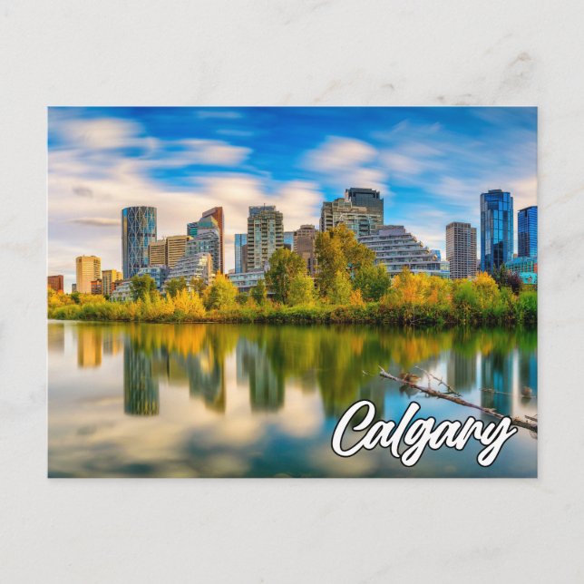 Hello From Calgary, Alberta, Canada Postcard (Front)