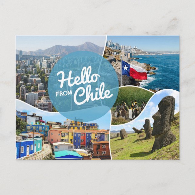 Hello from Chile Postcard (Front)