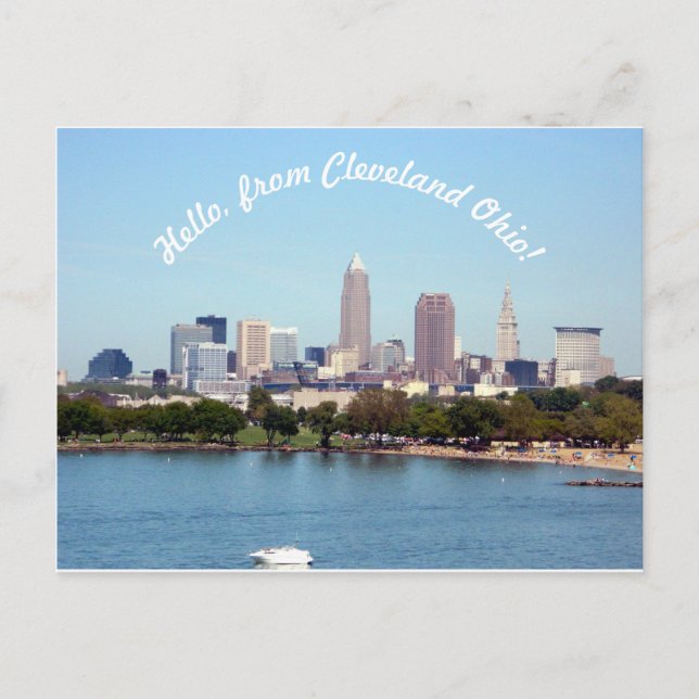 Hello from Cleveland OH Postcard (Front)