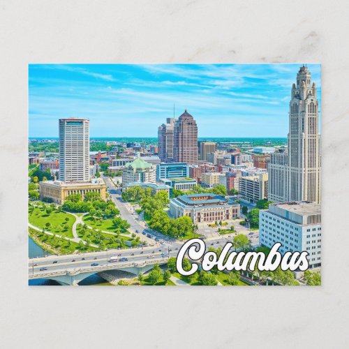 Hello From Columbus Ohio United States Postcard