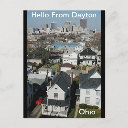 Hello From Dayton Ohio  Postcard