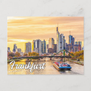 Hello From Frankfurt, Germany Postcard