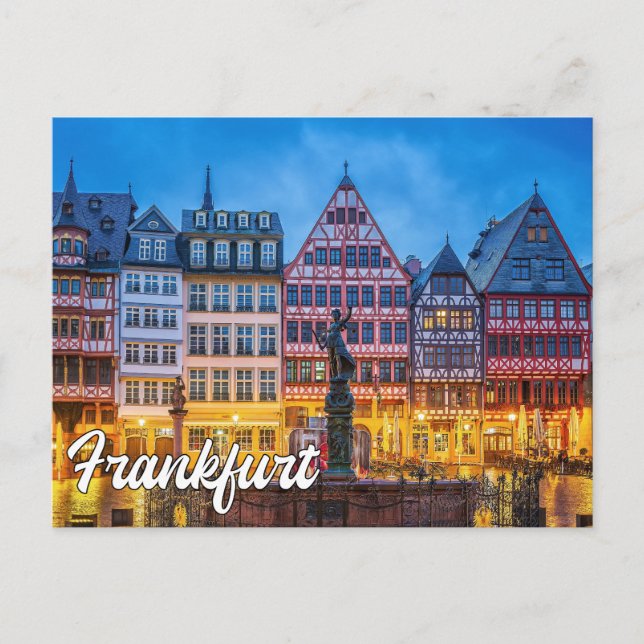 Hello From Frankfurt, Germany Postcard (Front)