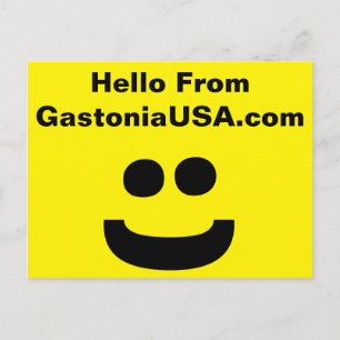 Hello From GastoniaUSA.com Postcard