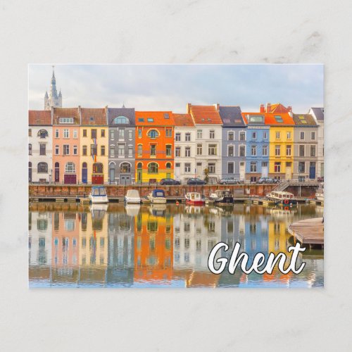 Hello From Ghent Belgium Postcard
