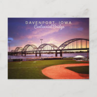 Hello From Iowa Postcard