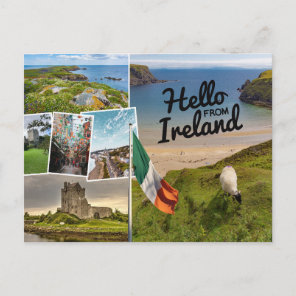Hello from Ireland Postcard