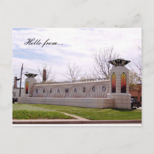 Hello from... Kalamazoo Postcard