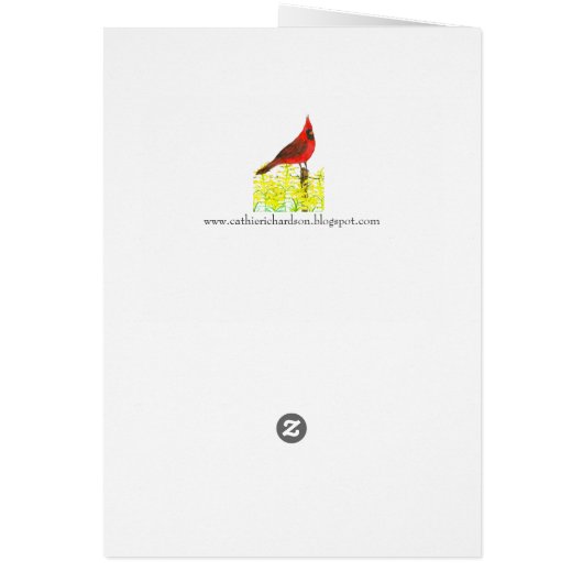 Hello From Kentucky Cardinal State Bird Blank (Back)