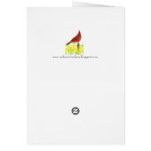Hello From Kentucky Cardinal State Bird Blank Cards (Back)