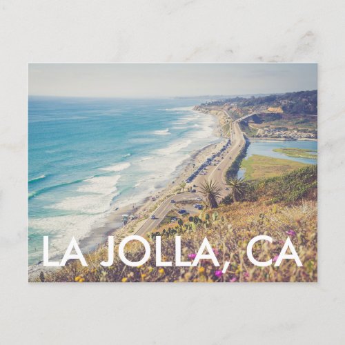 Hello From La Jolla Torrey Pines Postcard