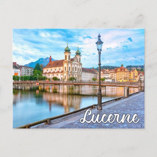 Hello From Lucerne Switzerland Postcard