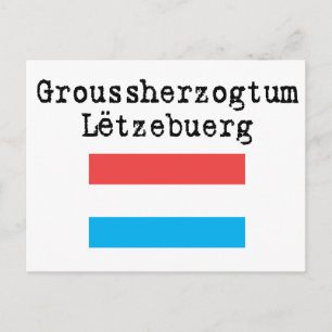Hello from Luxembourg Postcard