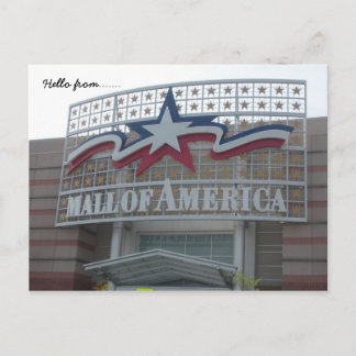 Hello from... Mall of America Postcard