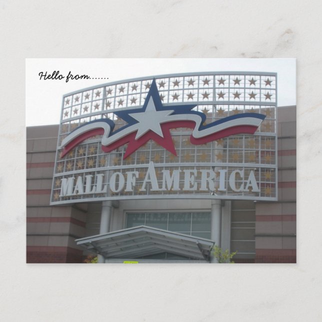 Hello from... Mall of America Postcard (Front)