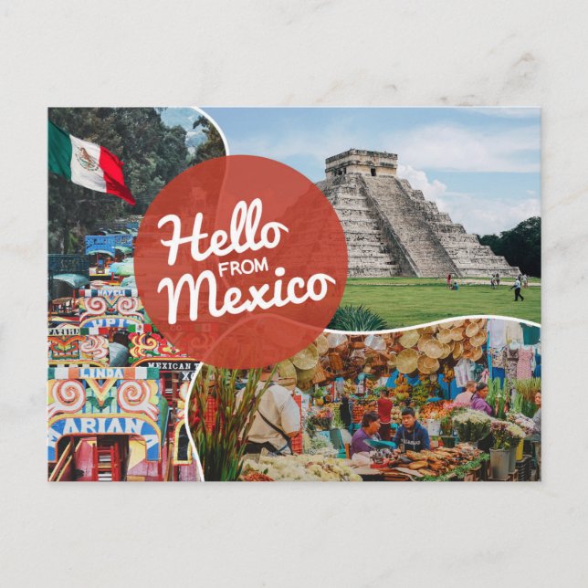 Hello From Mexico Postcard (Front)