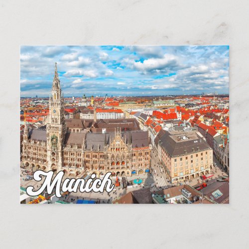 Hello From Munich Germany Postcard