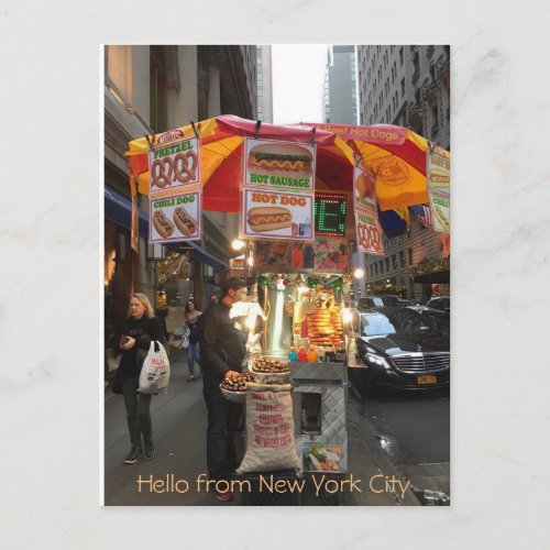 Hello from New York City Postcard