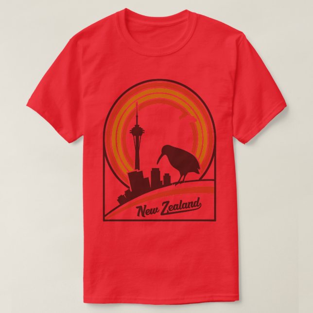 hello from New Zealand T-Shirt (Design Front)
