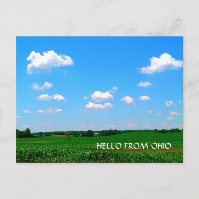 HELLO FROM OHIO POSTCARD (Front)
