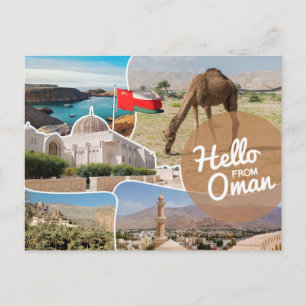 Hello From Oman Postcard