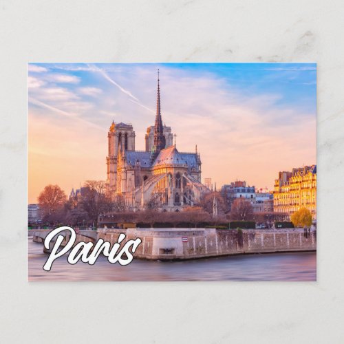 Hello From Paris France Postcard