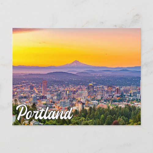 Hello From Portland Oregon Postcard